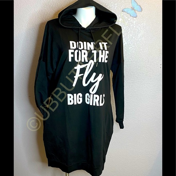 🦋Hoodie STATEMENT Dress🦋 - Picture 7 of 7